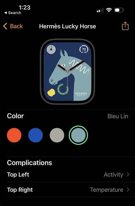 apple watch lucky horse face